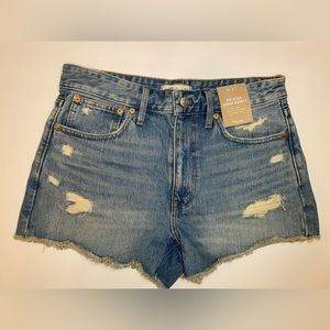 Madewell Relaxed denim shorts NWT